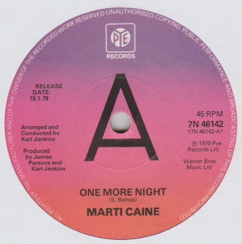 Marti caine one more night - -,