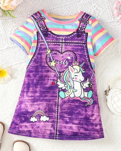 Rainbow stripe unicorn - stripe,