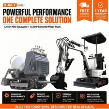 1.2 Ton Mini Excavator W/Pilot