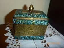 Antique  Turquoise Chip Mosaic