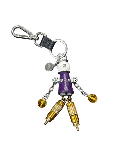 Prada robot keyring bag charm - prada,