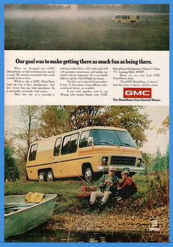 1974 gmc motorhome yellow - 1974,