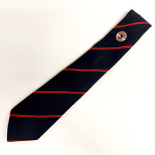 Navy Blue Red Striped Friends Of The Guinnless Vintage Guinness Tie Breweriana