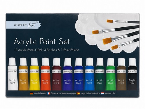 Work art acrylic paint - work, of