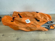 Outsunny Set of 2 Folding Beach Chair, Low Camping Chair with Mesh Back, Carry B