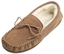 Men's Suede Moccasin Slippers
