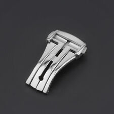 Premium Stainless Steel Folding Butterfly Clasp Watch Buckle 16/18/20 for Omega