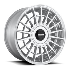 4x100 4x114.2 Alloy Wheel Rotiform LAS-R ET30 Silver 17x8 (Single Wheel)