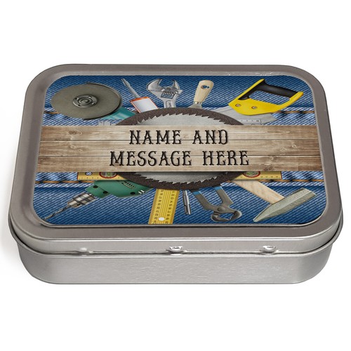 Personalised tobacco tin - personalised,