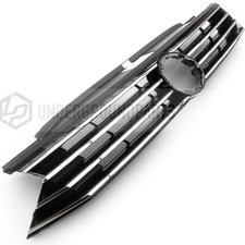 NEW VW PASSAT B8 2015 -19 FRONT UPPER TOP RADIATOR BUMPER GRILLE BLACK & CHROME