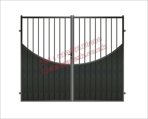 Bespoke gate double - gate, entrance