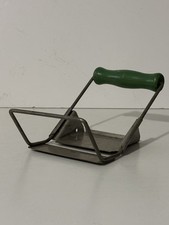 Vintage Aluminum Green Wood