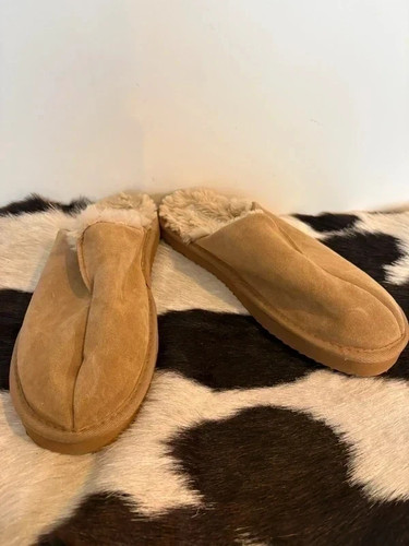 Suede and faux fur mens - suede,