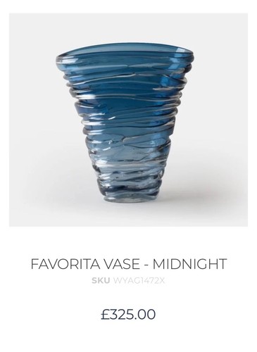 William yeoward favorita - yeoward,, vase