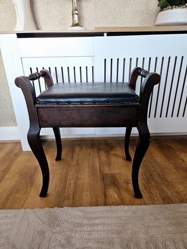 Antique piano stool - piano, bench
