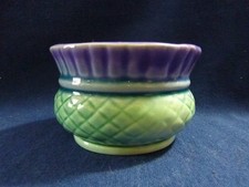 Scottish Pottery Bowl 2/25 inches Deep VGC Thistles