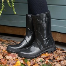Womens Wellies Black Adults