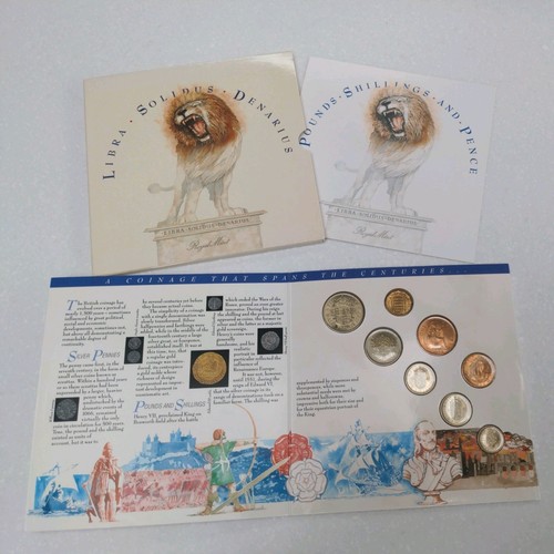 Royal mint pounds shillings - shillings, &