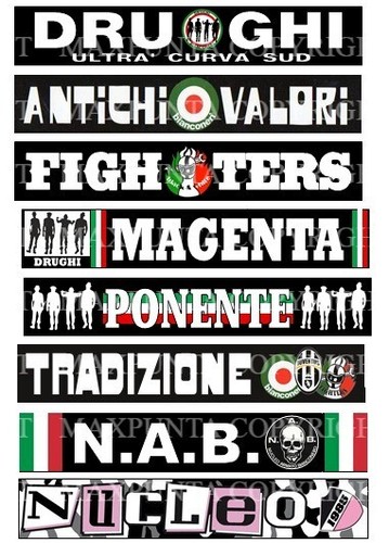 Juventus plastic stickers - 8,