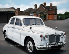 Rover P4, Car, A4 size print 