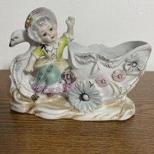 Vintage ceramic porcelain - vintage, girl