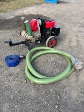 Hilta Drysite 3" Diaphragm Diesel Powered Water Pump With Hoses