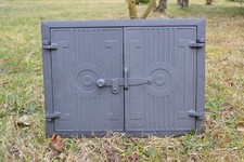44 x 33cm Cast iron fire door