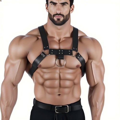 Men adjustable leather body - pu,