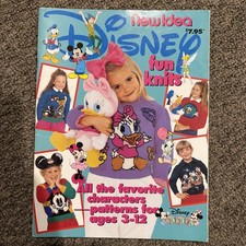 New Idea - Disney Fun Knits - Vintage 1992 - Disney Babies - Knitting Patterns