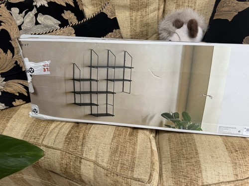 Next black wall shelves with - black,