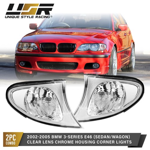 Depo pair chrome housing clear - pair,