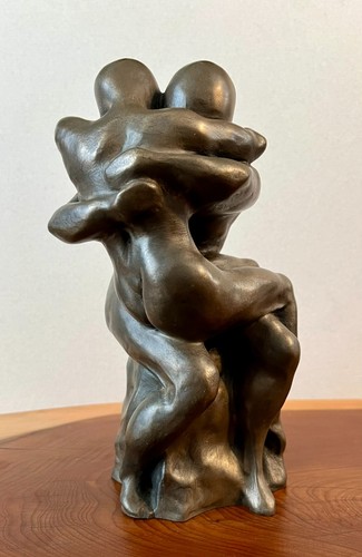 Vintage cold cast - bronze, resin