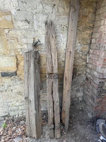 Oak gateposts - oak,