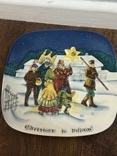 COLLECTABLE DECORATIVE JOHN BESWICK ROYAL DOULTON 1977 CHRISTMAS IN POLAND PLATE