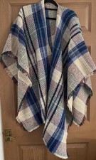 Yorkshire Blankets Wool Heavy Poncho One Size