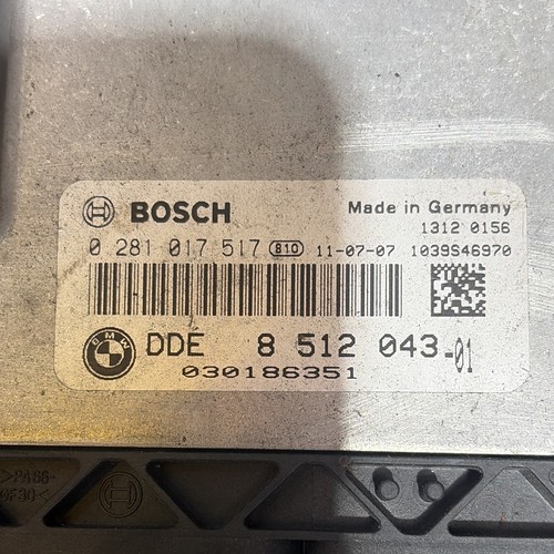 Bmw dde 8512043 - engine, ecu