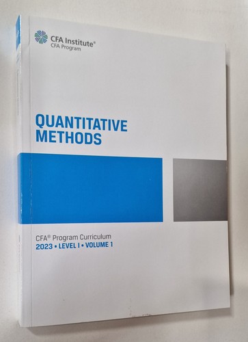 Cfa institute quantitative - institute,