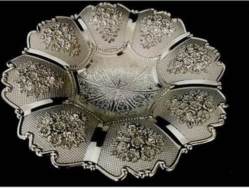 Crushed silver like - crushed, double