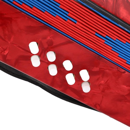 Red key bass piano - 8,