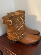 Zara Women  Tan Brown Real