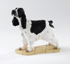 Border Fine Arts  Springer Spaniel Standing A24200- black and white