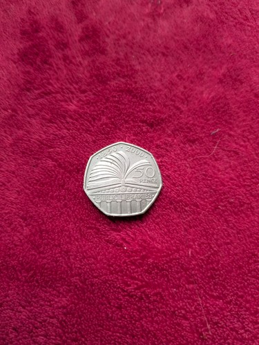 50p coin public libraries - 50p,