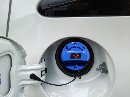 Blue fuel petrol gas - gas, cap