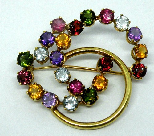 Stern multicolor gemstone - h.,