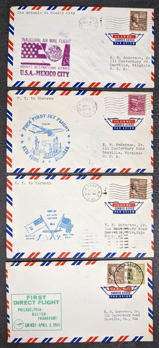 Airmail first flight covers - flight,