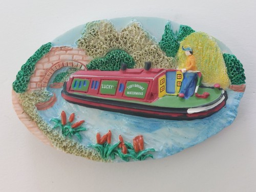 Barge canal magnet - barge,
