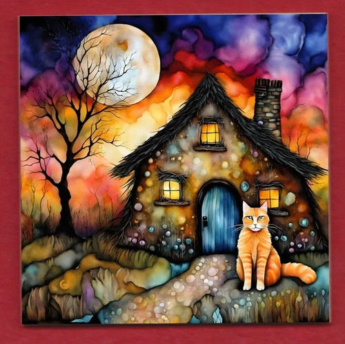 Country cottage with ginger - country,