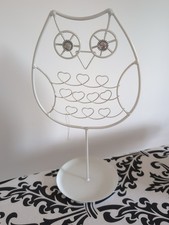 Owl Jewelry Display Stand Metal Necklace Holder