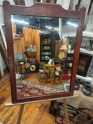 Antique american mahogany wall - american,