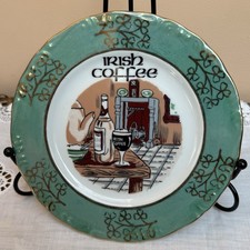 Vintage Souvenir ‘Irish Coffee’ Plate 18.5cm Good Condition Retro  collectable 